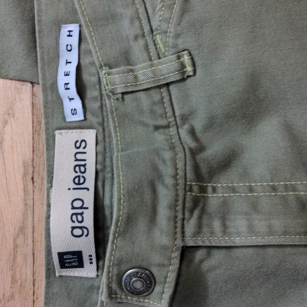 Green Gap Jeans Stretch Size 10 NWOT - Picture 3 of 4